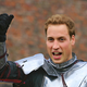 The valiant Prince William triumphant in victory.